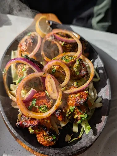 Chilli skewers.